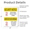 Signmission Gun Free Drug Free Zone Bilingual OSHA Security Notice Sign, Vinyl Decal, 3.5in W x 5in L, 2PK OS-2PACK-SN-D-35-L-11543 - alternate 6